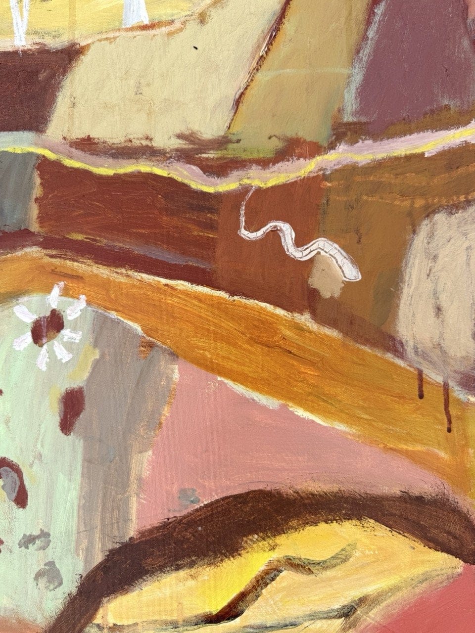 Red Sun, Old Tracks - Original Artwork