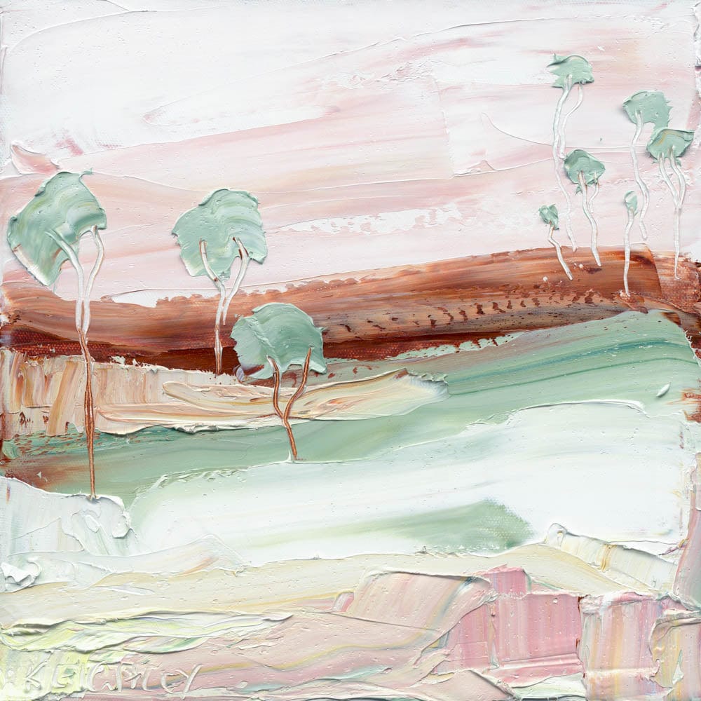 Mint Trees &amp; Sienna - Limited Edition Print