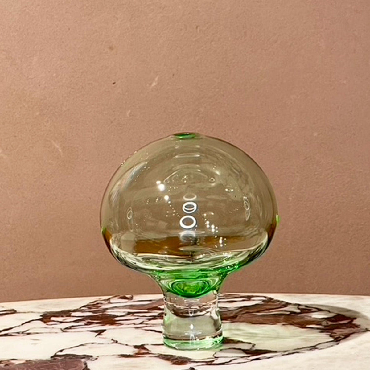 Yumemiru Glass Vessel Large - Green