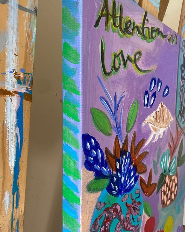 Attention Is Love - Original Art