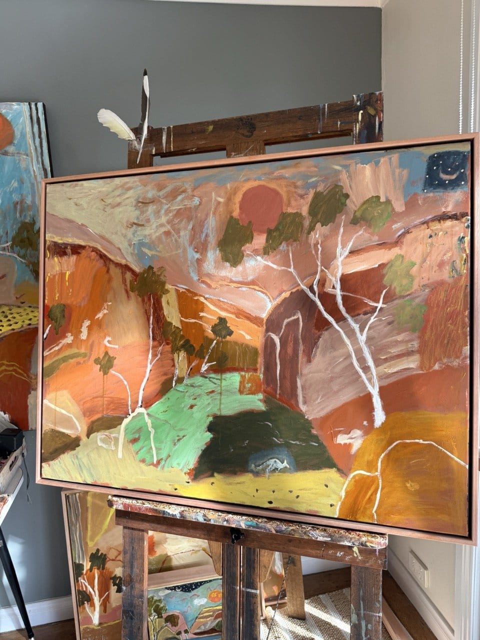 Song Of The Gorge - Original Artwork-Original Art-Greta Hounslow-Greenhouse Interiors Pty Ltd