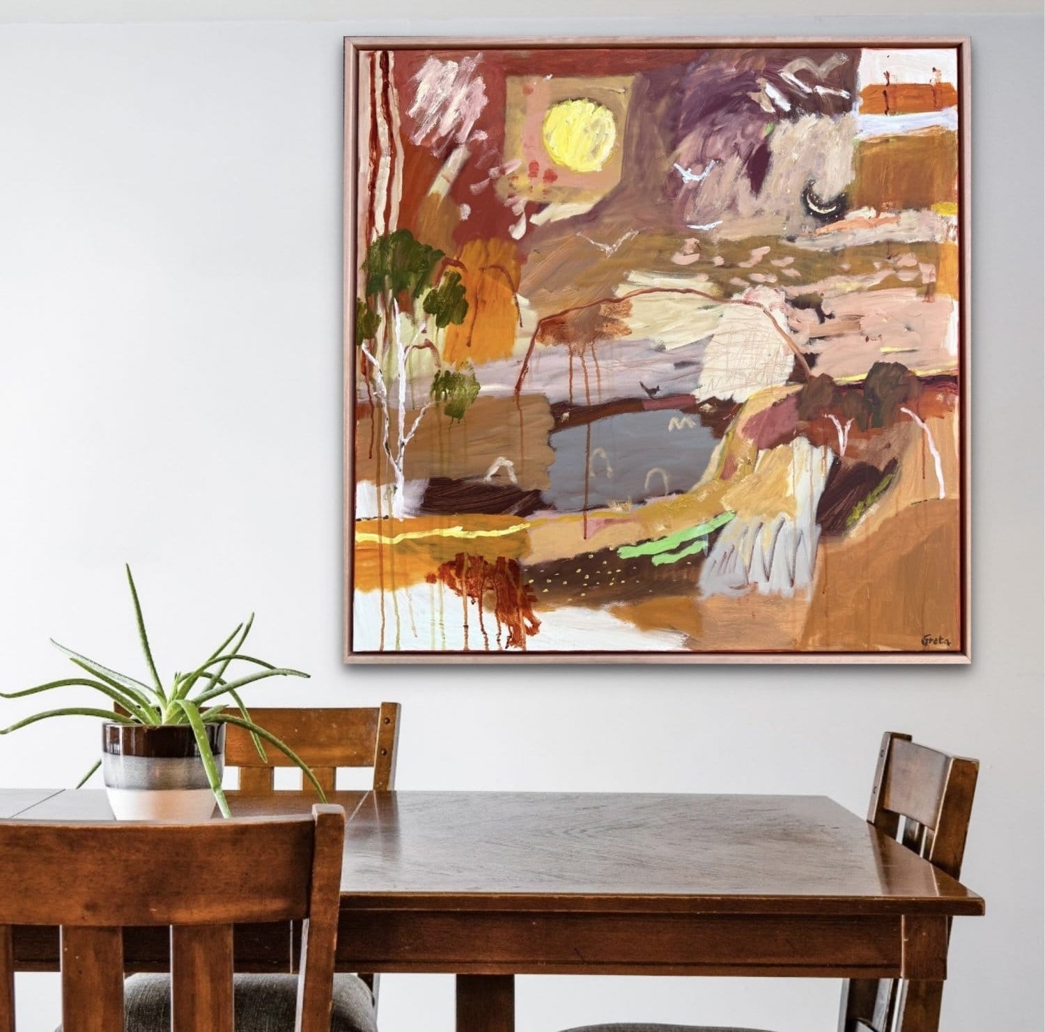 Echoes Through Red Dust - Original Artwork-Original Art-Greta Hounslow-Greenhouse Interiors Pty Ltd