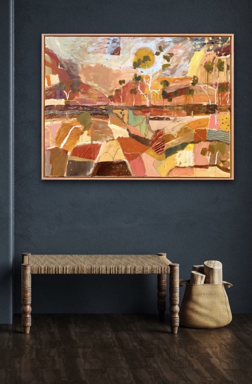 Eucalyptus Sunrise - Original Artwork-Original Art-Greta Hounslow-Greenhouse Interiors Pty Ltd