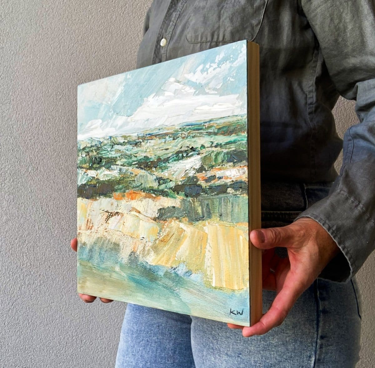 Shore Mirage I Original Artwork-Original Art-Katie Wyatt-Greenhouse Interiors Pty Ltd