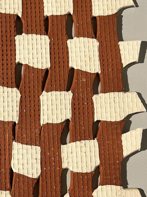 Seamless In Terracotta - Ceramic Wall Art