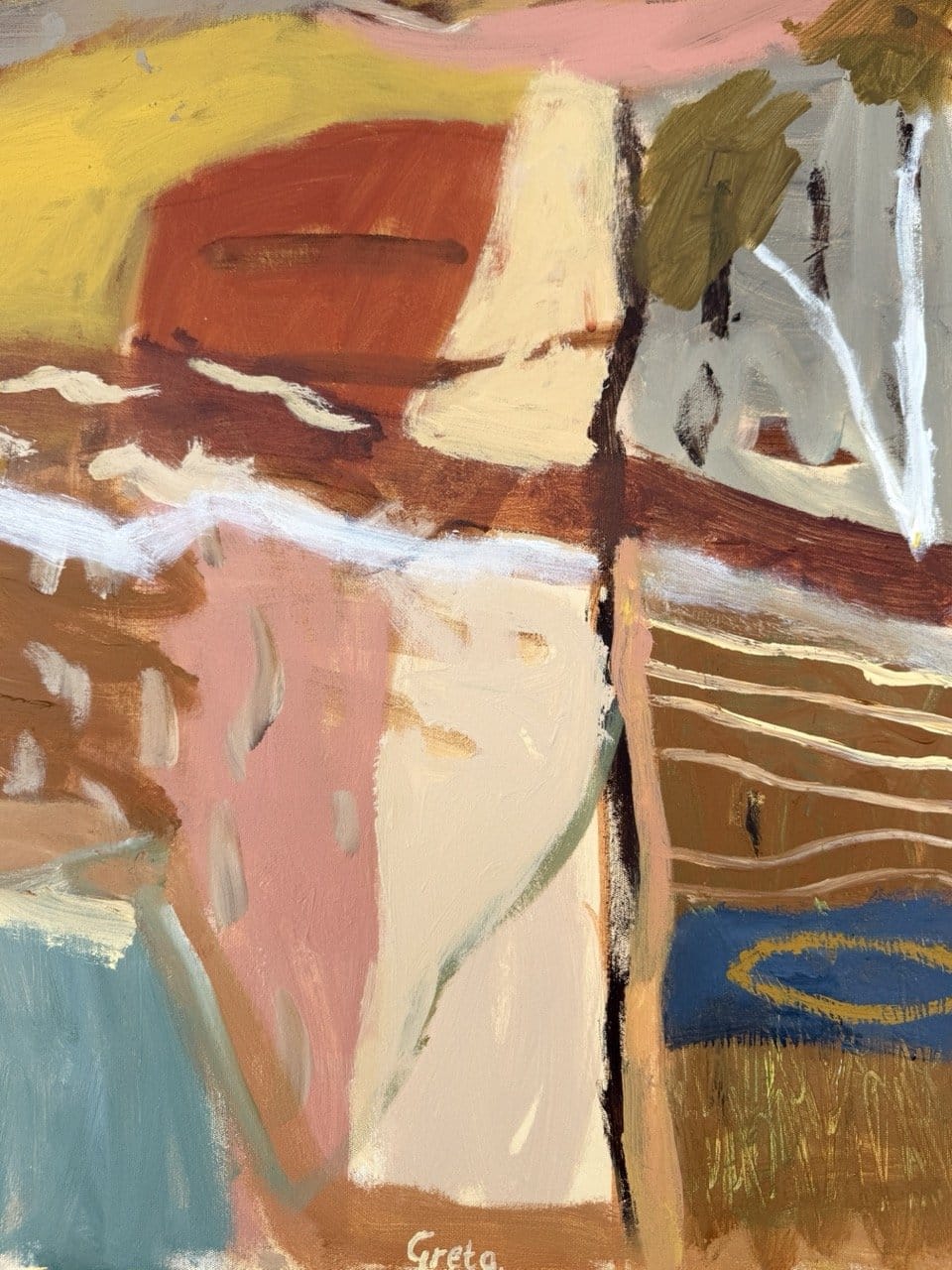 Red Sun, Old Tracks - Original Artwork