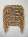 Sari Silk And Raffia Wall Hanging