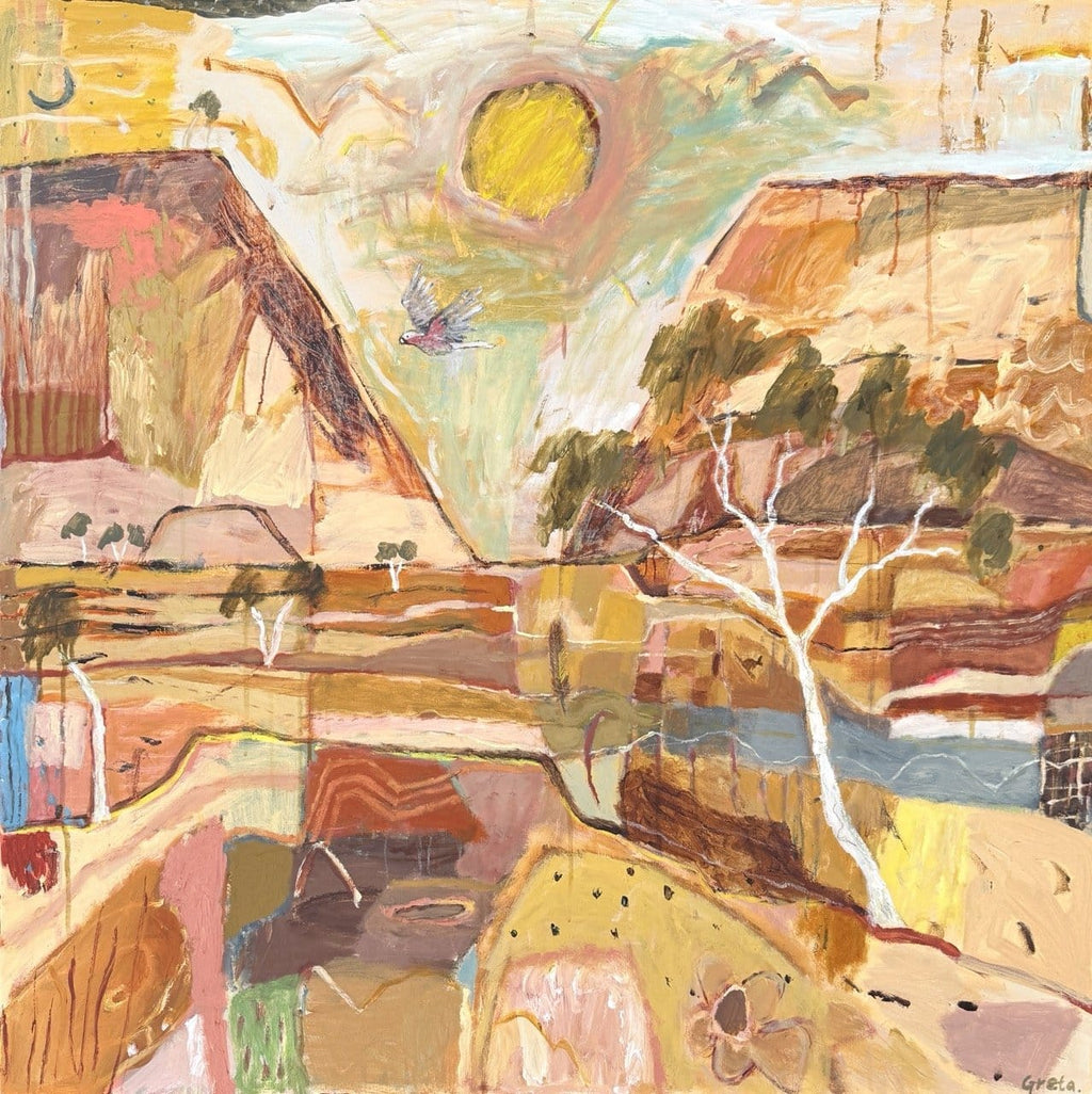 Rhythm Of The Outback - Original Artwork-Original Art-Greta Hounslow-Greenhouse Interiors Pty Ltd