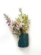 Short Crush Wall Vase 'Matt Oriental'