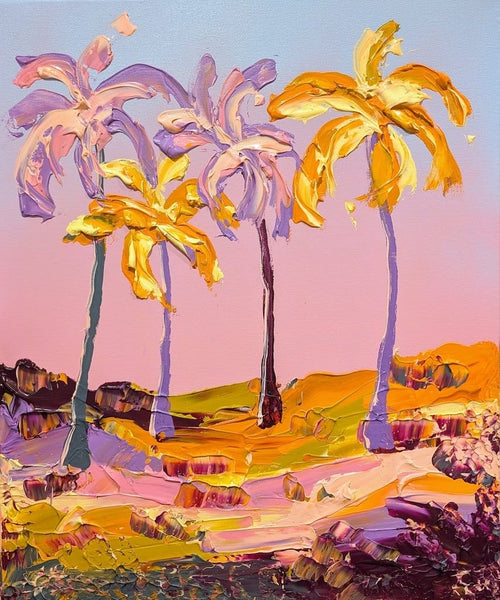 Sunset Palms - Original Art