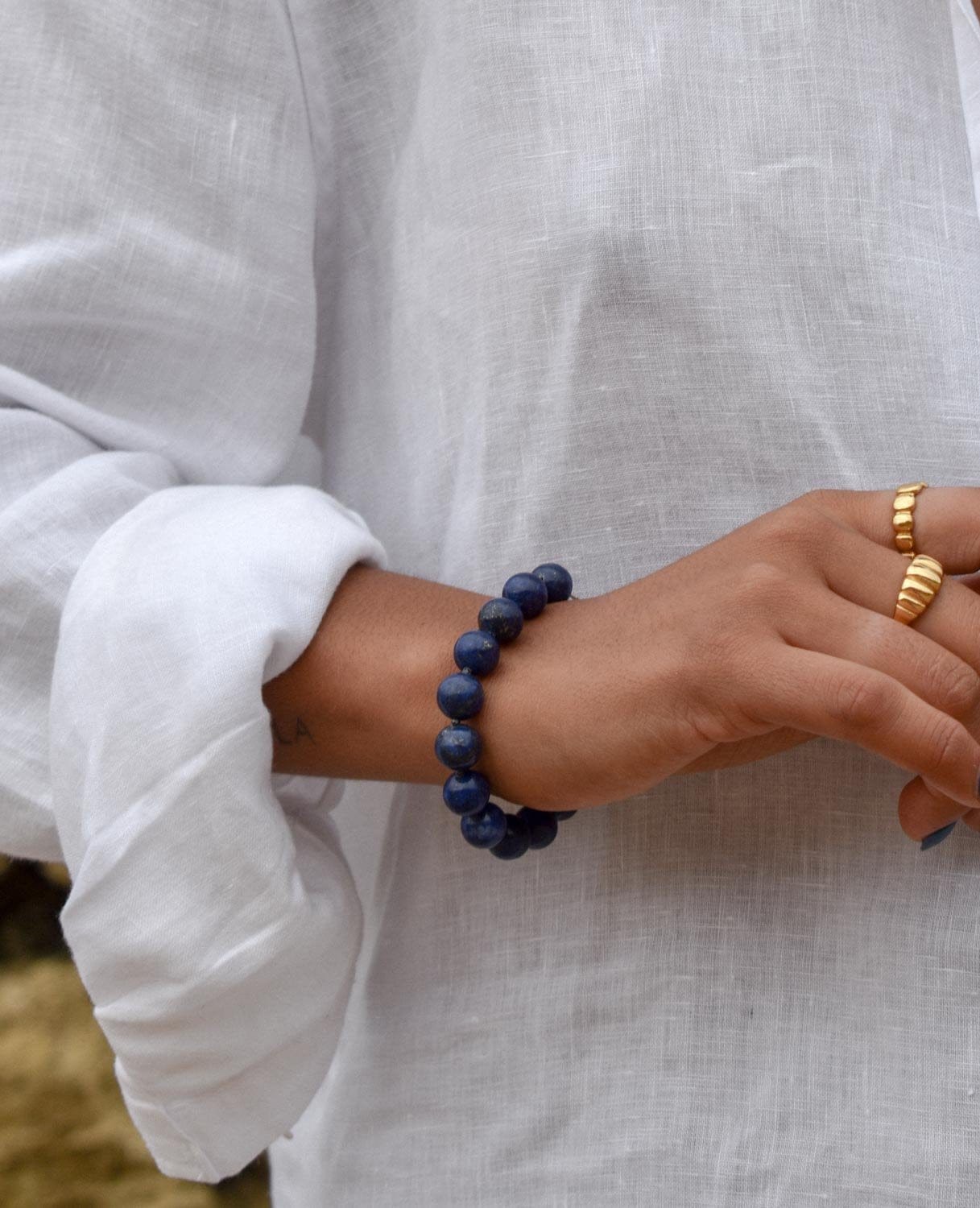Lily & May - Lapis Bracelet-Jewellery-Lily and May-Greenhouse Interiors Pty Ltd