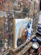 Blue Trees - Original Art-Original Art-Ann Rayment-Greenhouse Interiors Pty Ltd