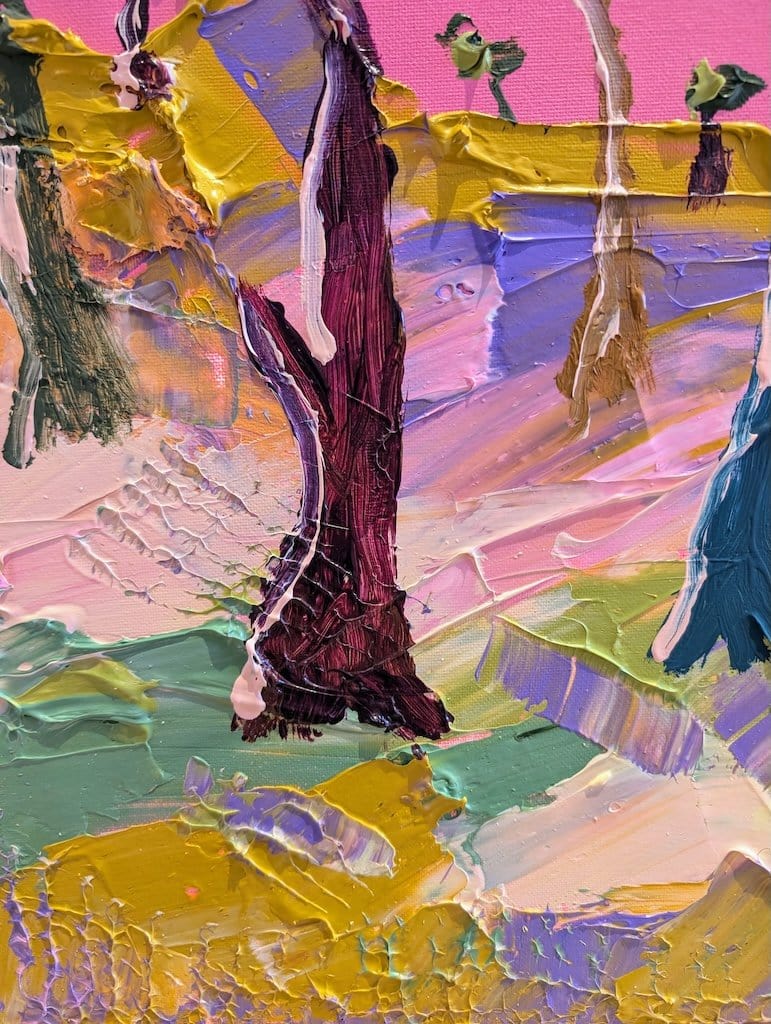 Trees In The Plum - Original Art
