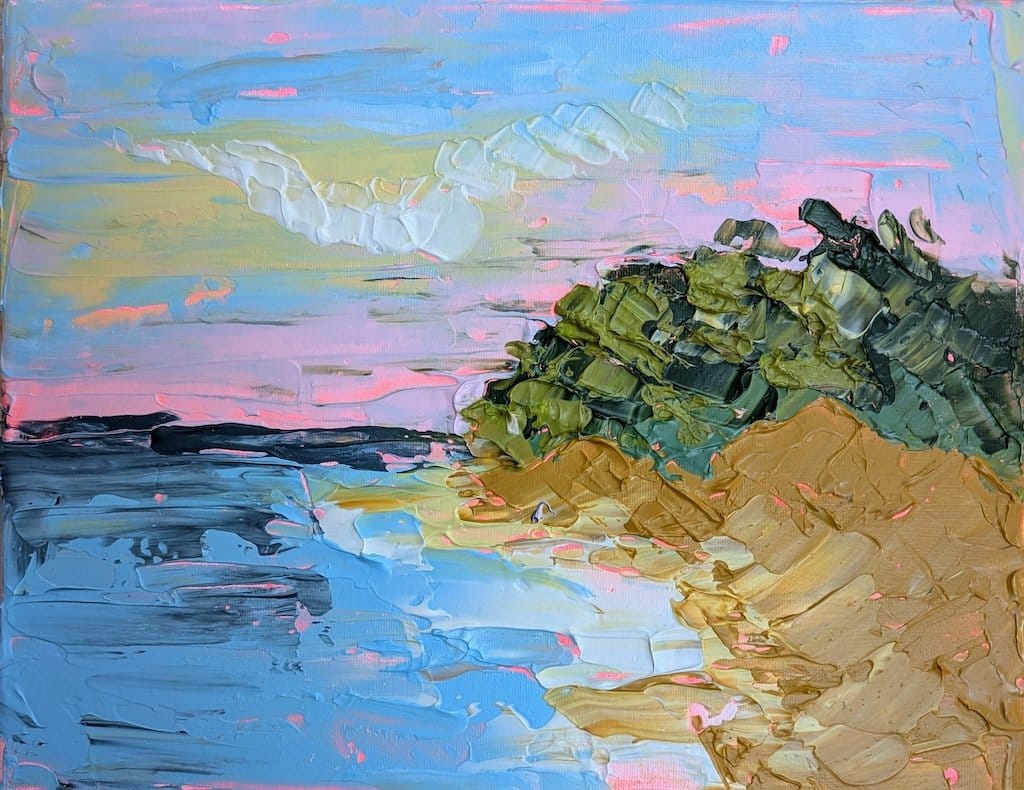 Portsea Beach - Original Art-Original Art-Marinka Parnham-Greenhouse Interiors Pty Ltd