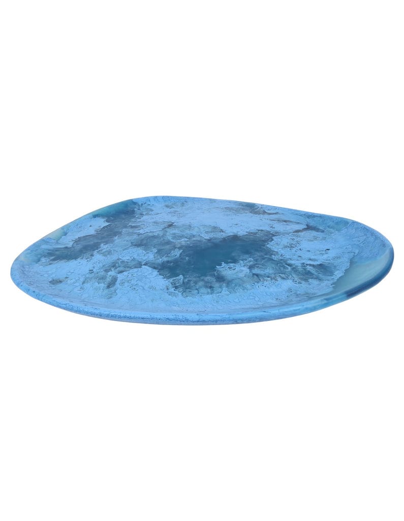 Resin Pebble Platter - Sky