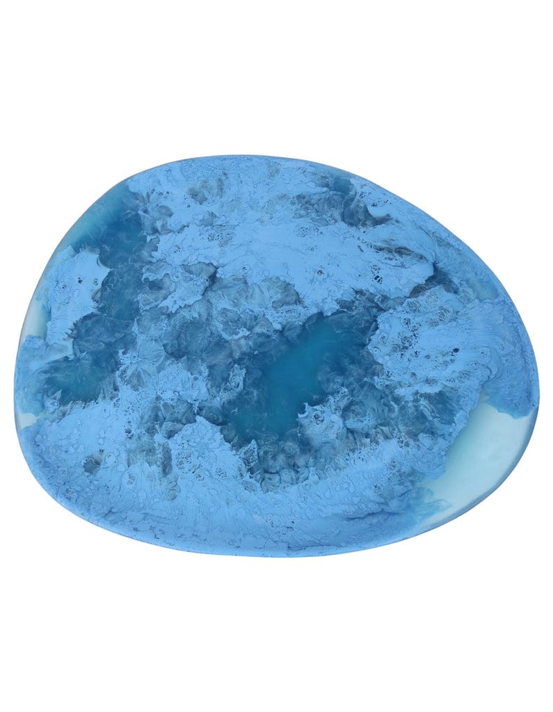 Resin Pebble Platter - Sky