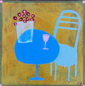 Cafe Corner - Original Art