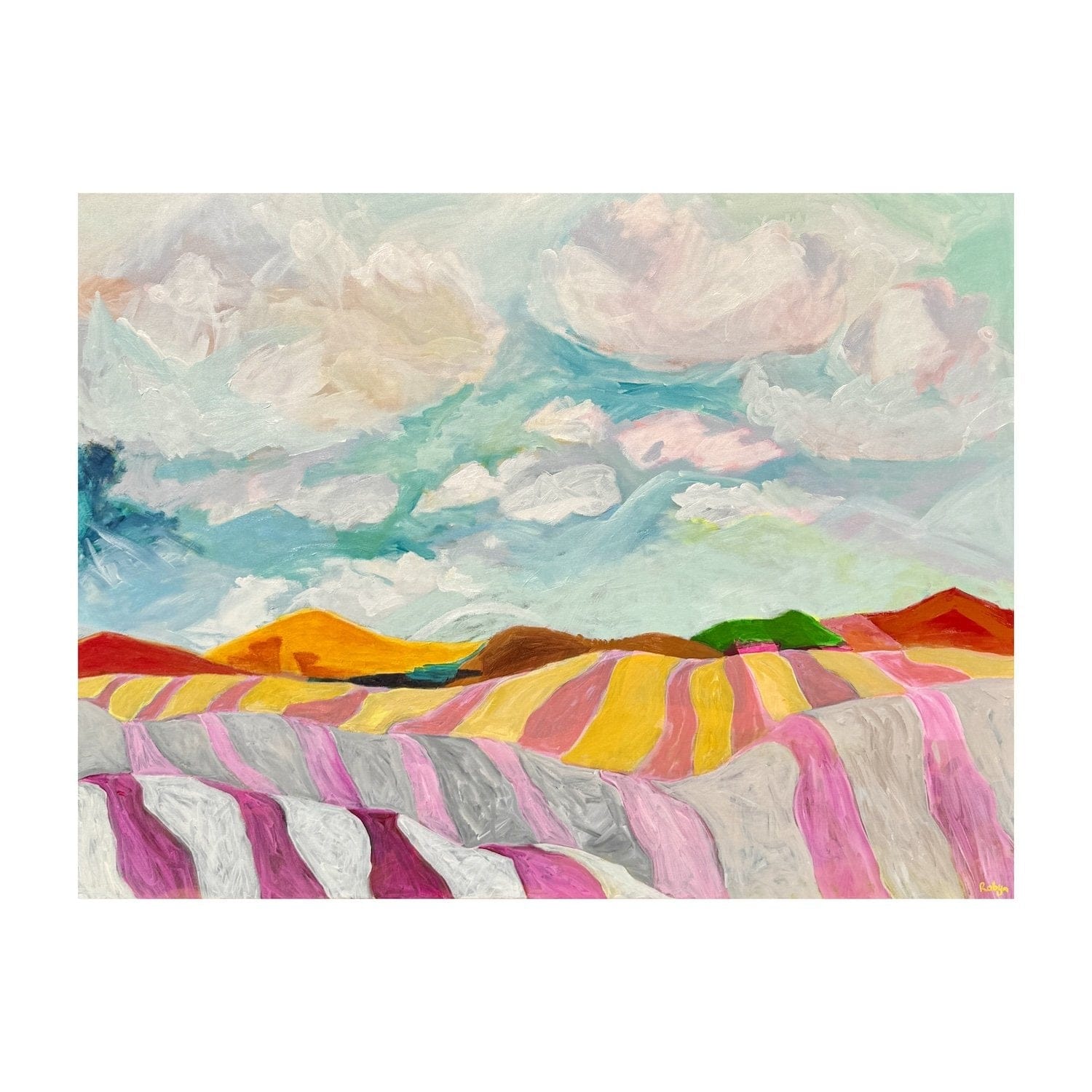 Virginia - Original Painting-Original Art-Robyn Kylie-Greenhouse Interiors Pty Ltd