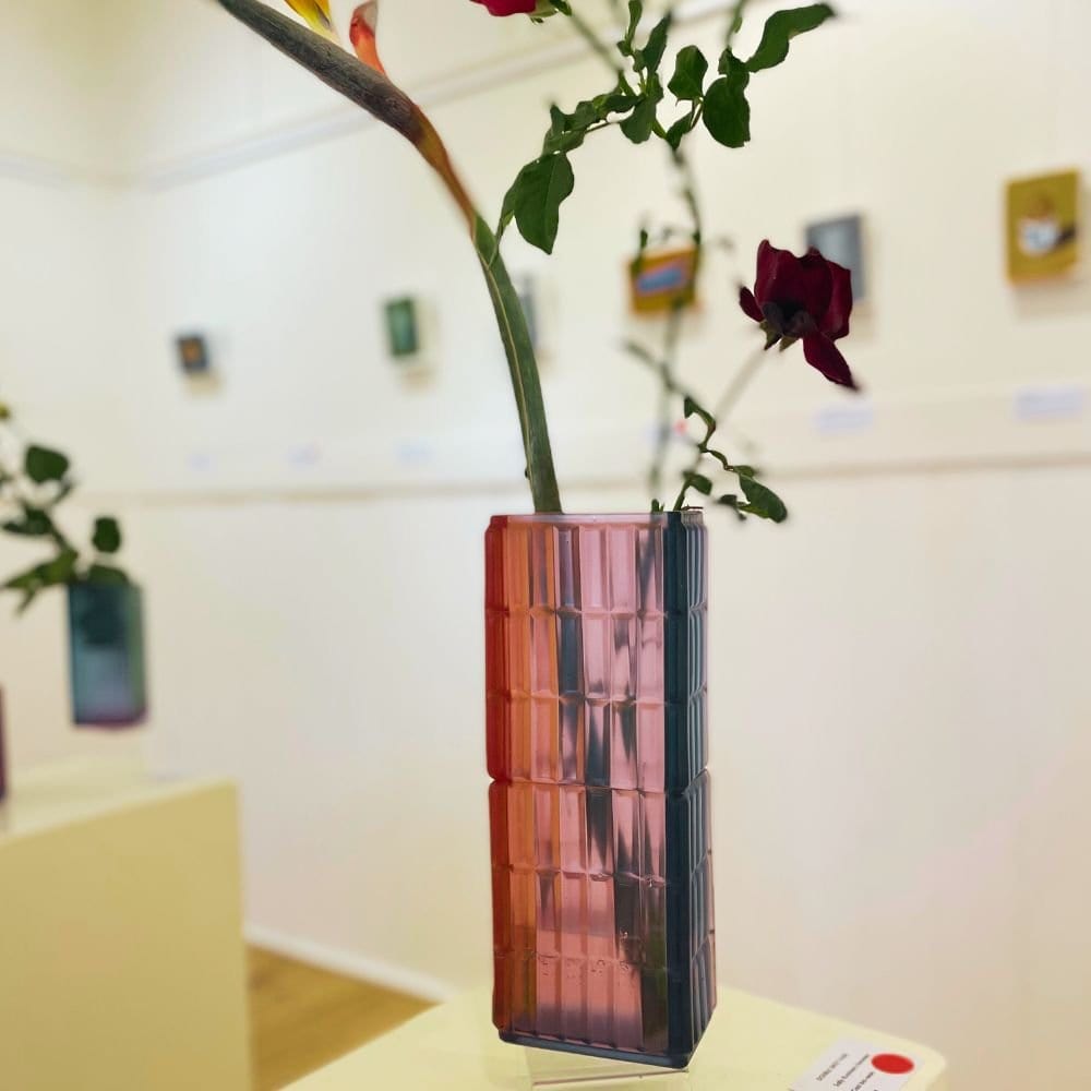 Double Shot Tall Vase