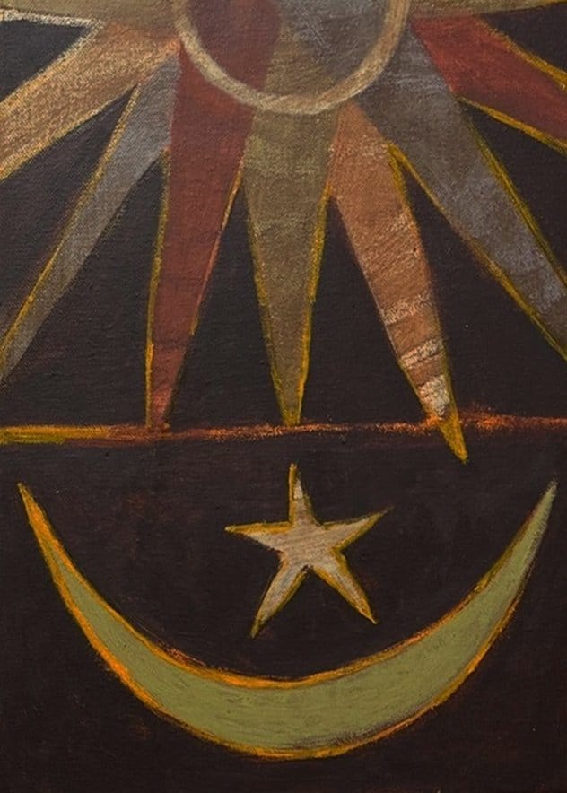Sabi Sun Salutations 3 - Original Painting