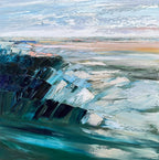 Indigo Shore - Original Artwork-Original Art-Katie Wyatt-Greenhouse Interiors Pty Ltd