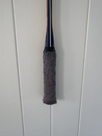 Vintage Squash Racquet With Woven Heart - Dark Purple