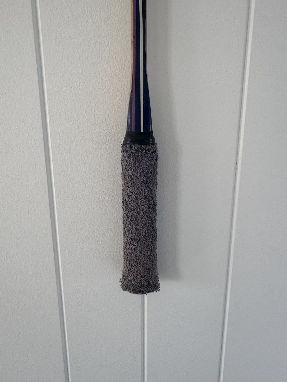 Vintage Squash Racquet Wall Art - Dark Purple Heart