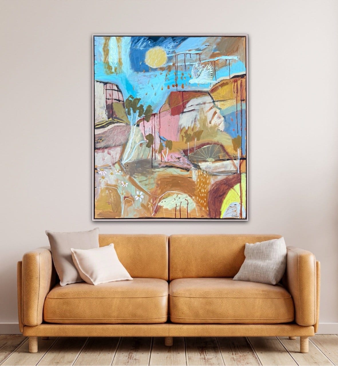 Red Dust And Rain - Original Artwork