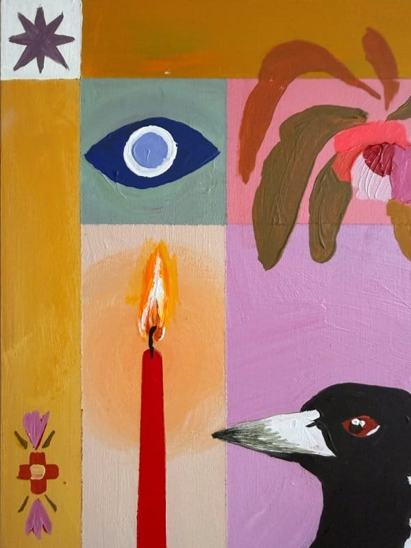 The Vigilant Matriarch - Original Artwork-Original Art-Marianne Le Cheaf-Greenhouse Interiors Pty Ltd