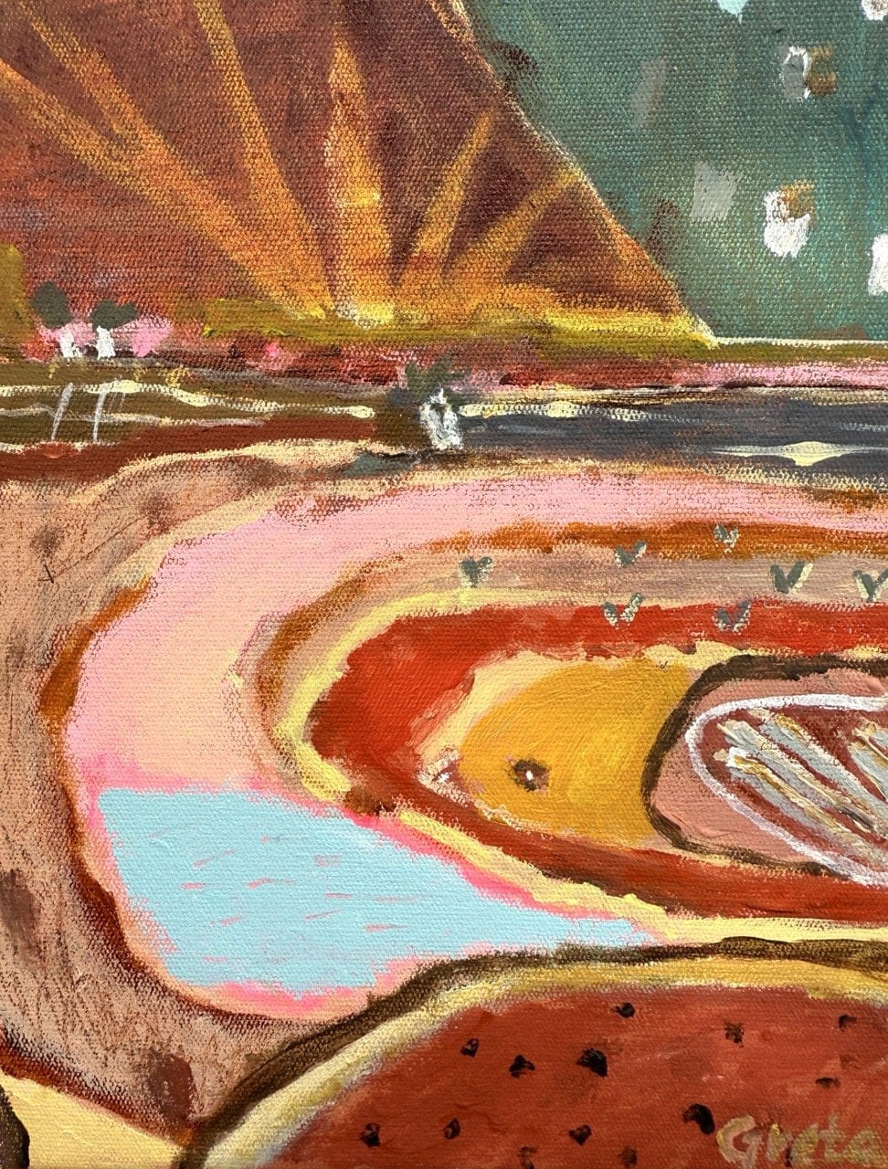 Opals & Red Ochre - Original Artwork