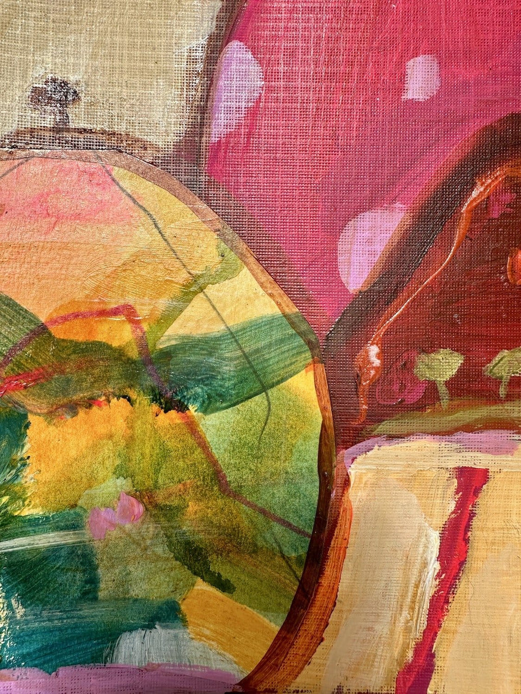 Pink Spotted Hill - Original Art