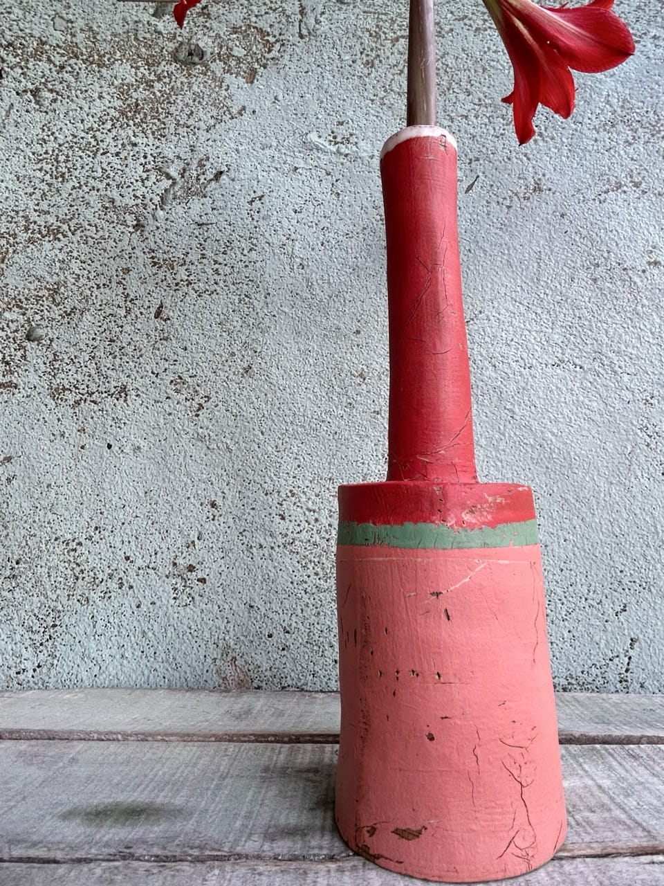 Flotsam Bottle Rose Red-Ceramics-Sarah Murray-Greenhouse Interiors