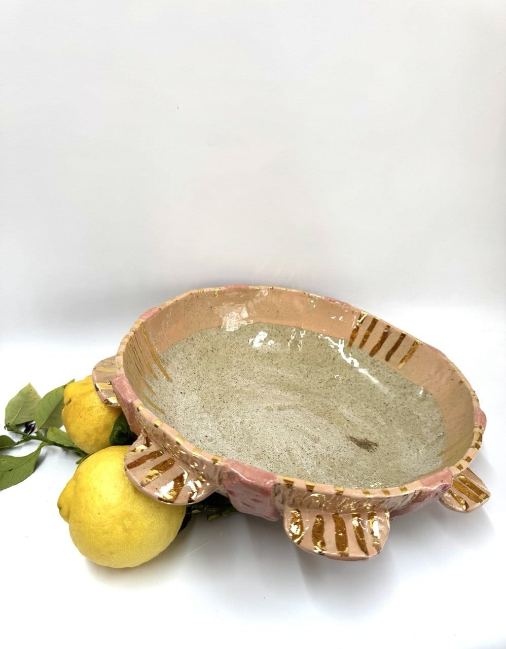 Deluxe Salad Bowl - 'Blush Pink Gold'