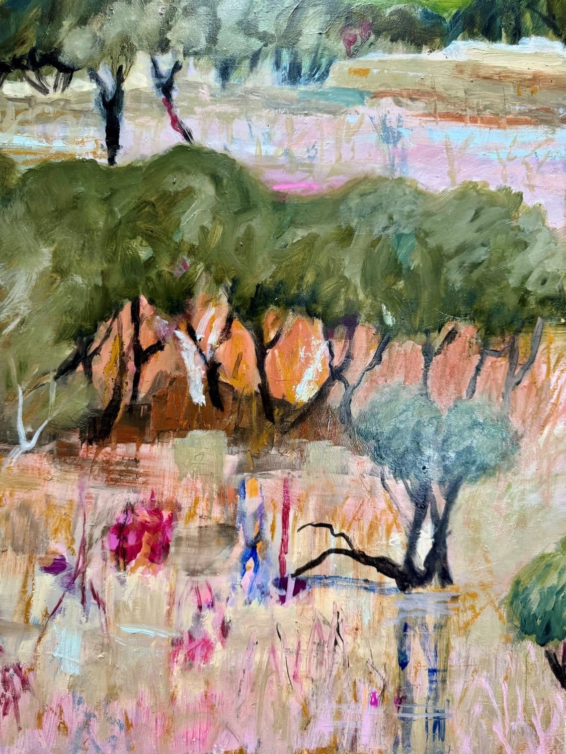 After The Rain - Original Painting-Original Art-Elizabeth Primmer-Greenhouse Interiors Pty Ltd