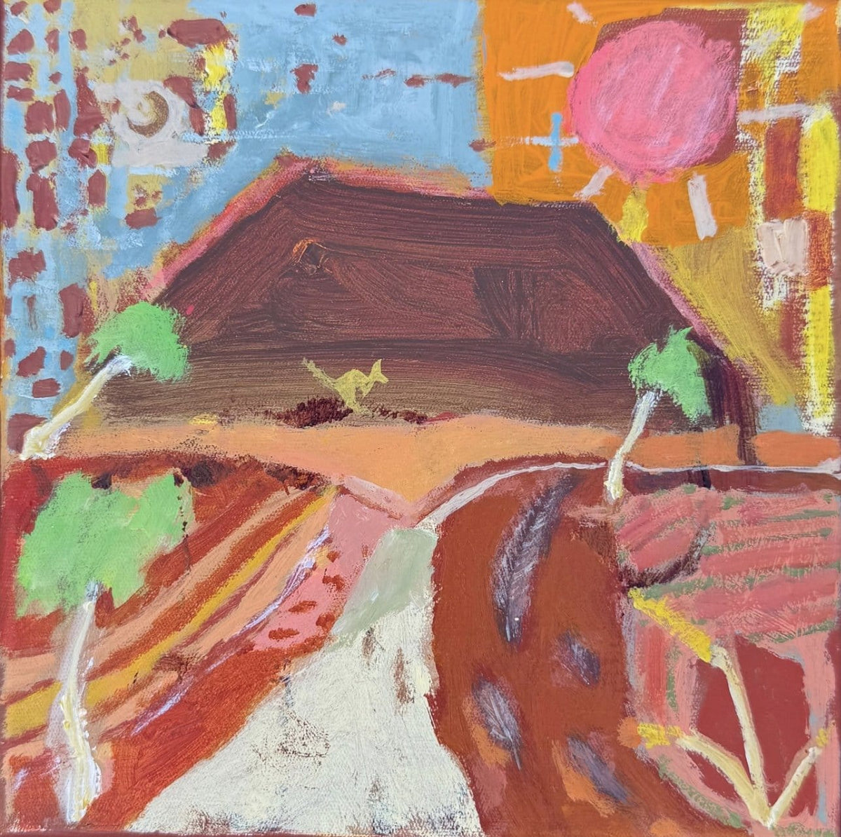 Northerly At Uluru - Original Artwork-Original Art-Greta Hounslow-Greenhouse Interiors