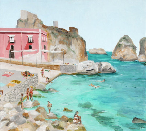 Scopello Scenes 02 - Limited Edition Print-Prints-Janey Forbes-Greenhouse Interiors Pty Ltd