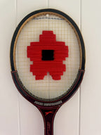 Vintage Tennis Racquet Wall Art - Poppy