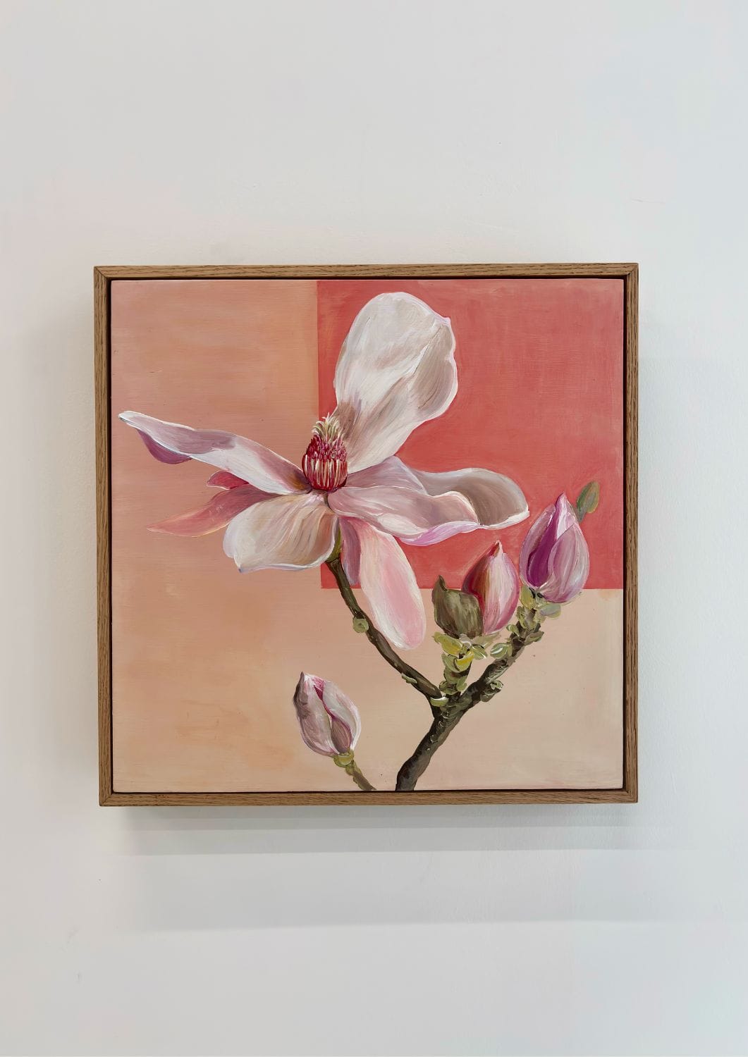 Blush Magnolia Study - Original Art-Original Art-Nay Bellamy-Greenhouse Interiors Pty Ltd