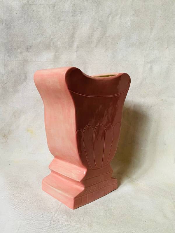 Large Pale Pink Urn Vase