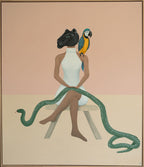 A Parrot's Song - Original Artwork-Original Art-Jasmine Forcadilla-Greenhouse Interiors Pty Ltd