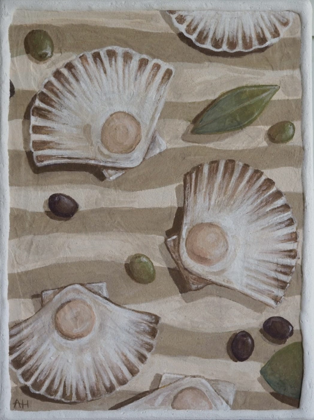 Scallops, Olives And Lime - Original Art