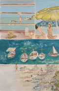 Bites, Beaches & Boats - Limited Edition Print-Prints-Marcia Priestley-Greenhouse Interiors Pty Ltd