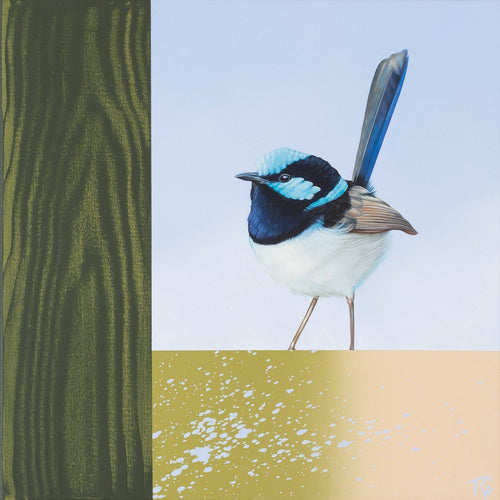 The Handsome Houseguest-Original Art-Teneille Grace-Greenhouse Interiors Pty Ltd