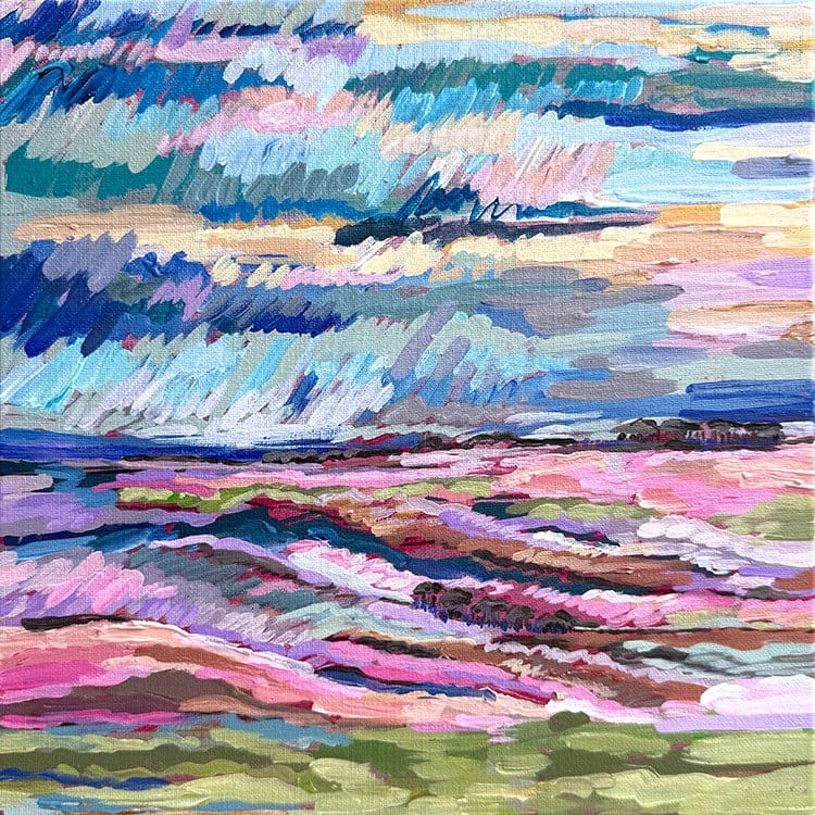 Over The Moon - Original Art