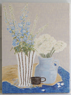 Vice Versa, Delphinium And Paper Whites - Original Art
