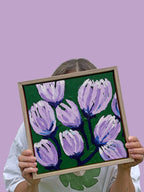 Purple Magnolia  - Original Artwork