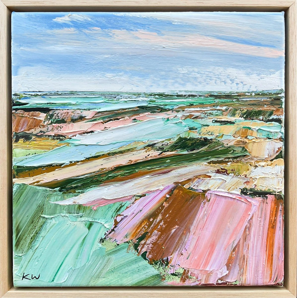 Blush Pasture I - Original Artwork-Original Art-Katie Wyatt-Greenhouse Interiors Pty Ltd
