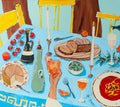 Feast On The Sunlit Terrace -Limited Edition Print-Prints-Karolina Mila-Greenhouse Interiors Pty Ltd