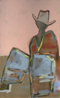 Chaps Russet - Original Painting-Original Art-Marcia Priestley-Greenhouse Interiors Pty Ltd