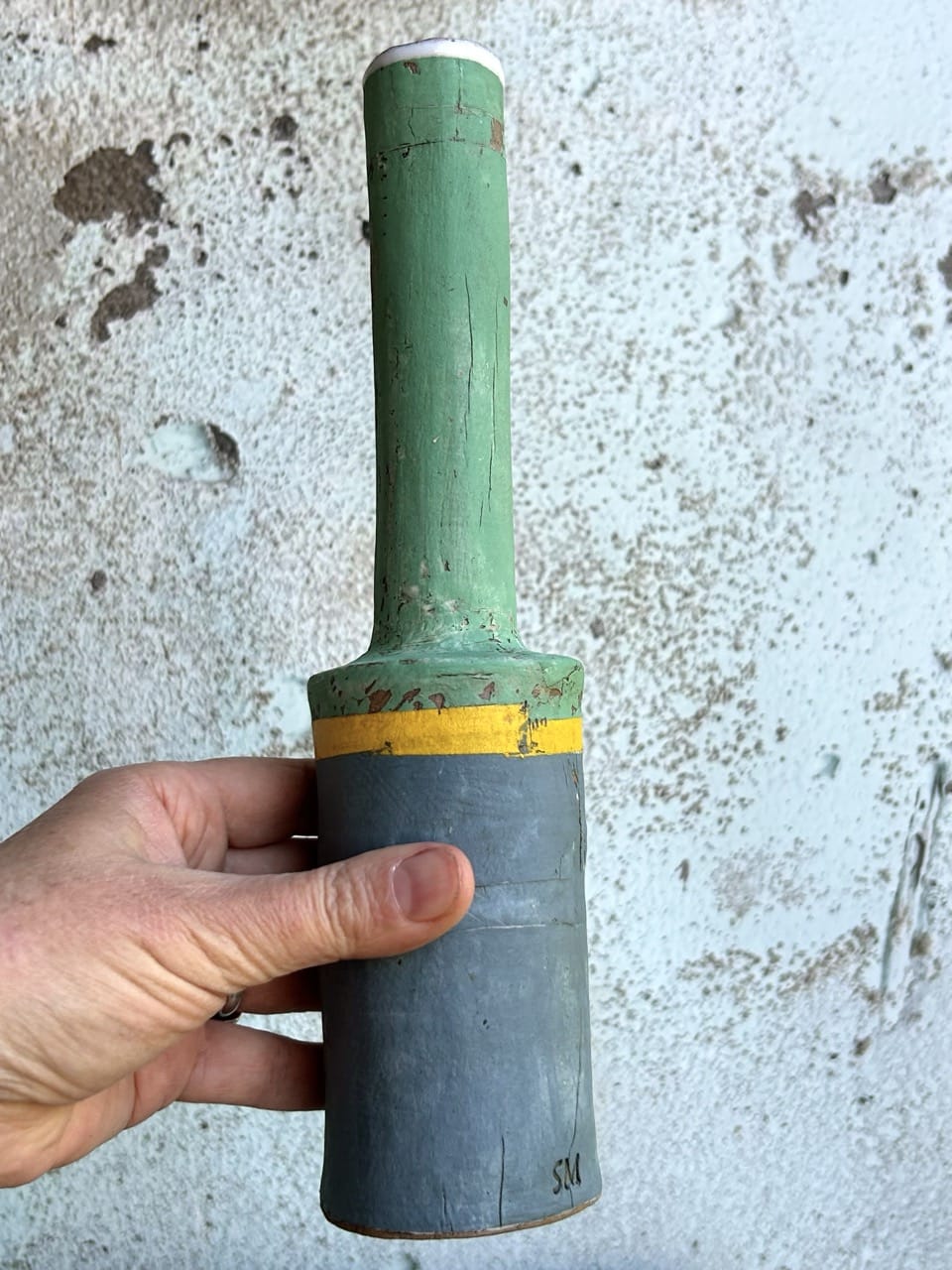 Flotsam Bottle Slate Vintage Green-Ceramics-Sarah Murray-Greenhouse Interiors